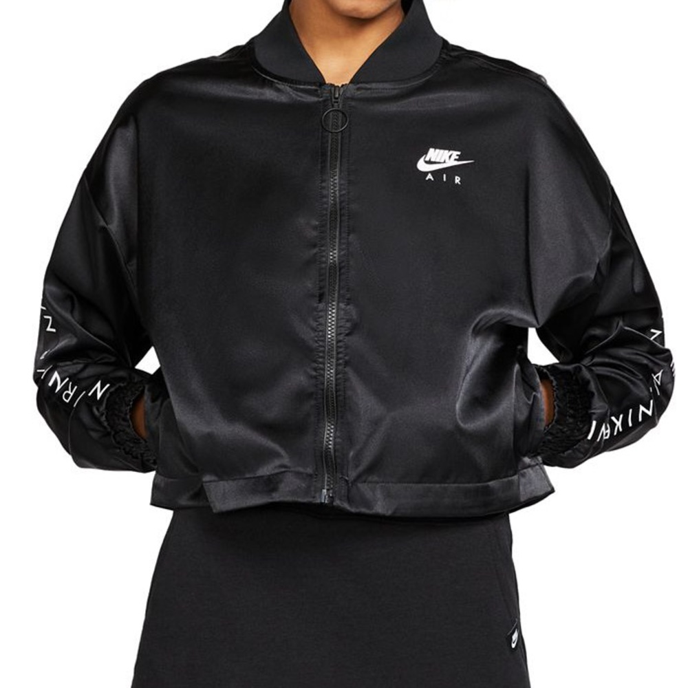 Nike Air Cropped Track Satin Jacket